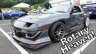 HUGE RX-7 MEETING IN JAPAN!  The Rotary Spirit 7's Day 2021!