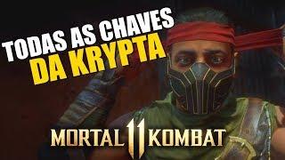 MORTAL KOMBAT 11 - TODAS AS CHAVES DA KRYPTA !!