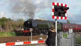 Steam chaos in Gloucester with 46233 Duchess Of Sutherland. 10/10/2017