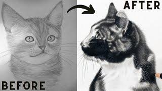 12 TIPS to QUICKLY IMPROVE your GRAPHITE DRAWINGS