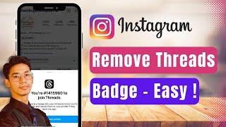 How to Remove Threads Badge from Instagram Profile !