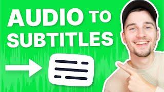 How to Convert Audio to Subtitles Automatically