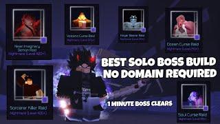 BEST SOLO BOSS BUILD in JUJUTSU INFINITE