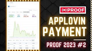 Applovin self click payment proof 2023 | Applovin self click trick earning | as developers