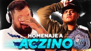 HOMENAJE A ACZINO - PAPO REACCIONA A SUS MEJORES RIMAS