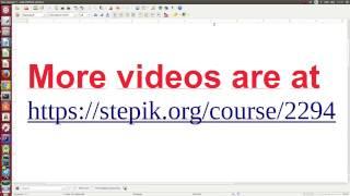 More videos at https://stepik.org/2294