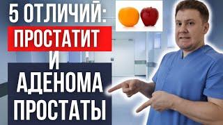 Как отличить простатит от аденомы простаты?