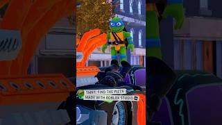 Ninja Turtles go on a HIGH SPEED street fight as ROBLOX characters! ️ | TMNT #Shorts