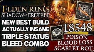 Shadow of the Erdtree - New INFINITE Status Combo BREAKS Bosses - Best Build Guide - Elden Ring DLC!