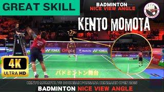 Amazing! This is how Kento Momota beats strong opponents - nice angle