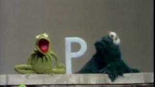 Sesame Street: Kermit Shows The Letter B to Cookie Monster