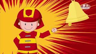 Hurry Hurry Drive the Fire Truck | Fire Truck Song for Children | Kids Nursery Rhymes