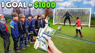 Surprising Kid Footballers, Last Goal = £1000