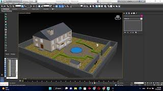 Mansion Map 3d//CS 1.6//Map Counter Strike//3d max exterior//3d max darslari//3d model yasash//