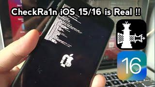 Checkra1n iOS 15/16 Almost Done  | PongoOS Update Support iOS 15/16