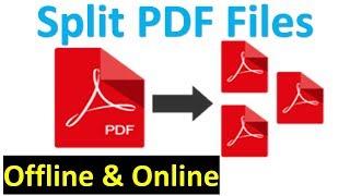 How to split a PDF document into multiple files | Splitting PDF Pages