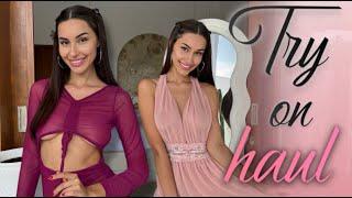 [4K] Sheer Glam | Transparent Outfit Try-On Haul 2025 Edition