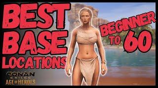 20 BEST BASE LOCATIONS - EVERY BIOME | AGE OF HEROES | CONAN EXILES 2025