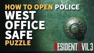 West Office Safe Combination Resident Evil 3 Remake (Open S.T.A.R.S. Police Safe)