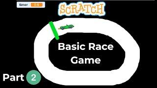 Basic Race Game  Part -02 -  Scratch Projects