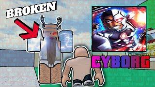 NEW CYBORG CHARACTER IS BROKEN. (Project Smash)