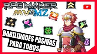 RPG Maker 🟡MV/MZ - Cómo hacer HABILIDADES PASIVAS