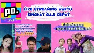 Live streaming waktu singkat gaji cepat|| non target plus reward mingguan agency ||