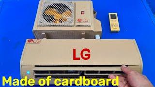 Stay cool with an air conditioner made from cardboard || According to LG model