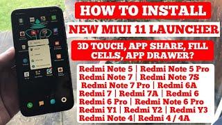 MIUI 11 NEW SYSTEM LAUNCHER UPDATE NOW | HOW TO INSTALL NEW MIUI 11 SYSTEM LAUNCHER ON ANY LAUNCHER