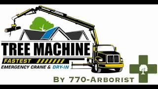 Tree Machine! Atlanta's Emergency Tree (Crane) Service!