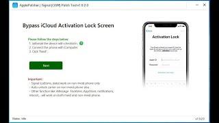 Apple Patcher Tool (Windows) - Bypass iCloud with full Signal (Call/SMS, 3G/4G), iMessage & Facetime