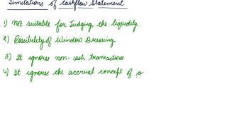 Limitations of Cashflow Statement | Class 12 Accountancy Cash Flow Statement