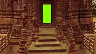 Old Temple green screen • Ancient temple template • Green screen template