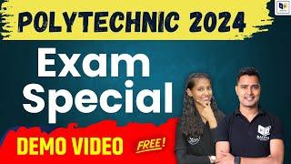 Polytechnic 2024 Exam Special Demo Video | Polytechnic Entrance Exam 2024