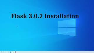 How to Install Flask on Windows OS | Flask 3.0.2 #python