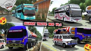 Bussid Gujarat Traffic Mod | How to Add Gujarat Traffic Mod in Bus Simulator Indonesia v4.2 | apkobb