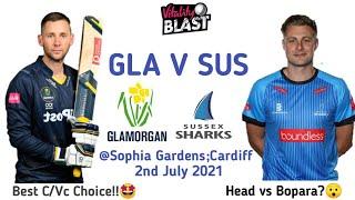 GLA vs SUS Dream11 Team, GLA vs SUS T20 Blast, GLA vs SUS Dream11 Today Prediction, Dream11 GL Teams