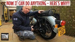 Royal Enfield Classic 350 Adventure/Tourer! Hitchcocks quality parts!