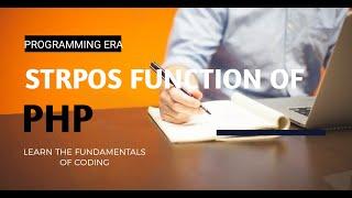 Strpos Function of php