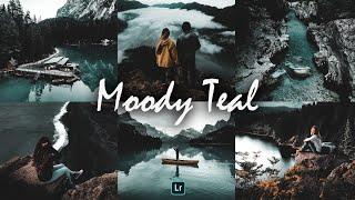 Moody Teal - Lightroom Mobile Presets | Moody Teal Preset | DNG Preset