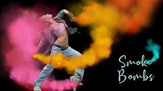 Smoke Bombs Photoshop overlay (How to Use)