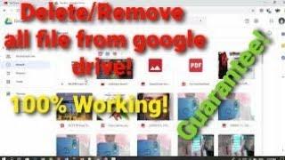 Can't remove shared file from google drive?