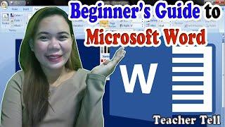 The Beginners Guide to MICROSOFT WORD - COMPUTER SUBJECT #microsoftwordtutorial #microsoftword