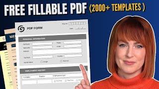 Easily Make FREE Fillable PDF Form (100+ Features)