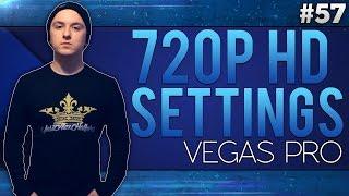 Sony Vegas Pro 13: Best Render Settings for YouTube 720p - Tutorial #57