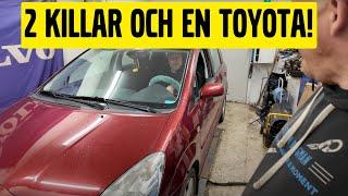 Oljebyte på Toyota Verso, kan tro att det är amatörernas afton!