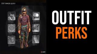 Dying Light Game DLC Outfit Perks When Wearing Them