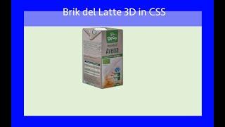 Brik latte 3D in CSS