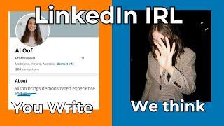 LinkedIn Cringe | LinkedIn IRL | If you look like LinkedIn word salad!