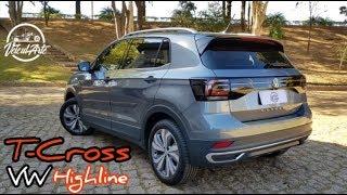 Volkswagen T-Cross Highline 250 TSI!! Desempenho aliado a tecnologia. - Avaliação VeiculARTE